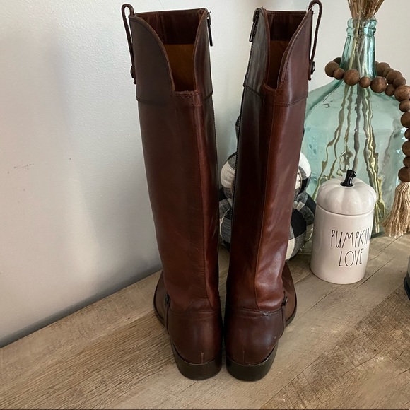 NWOT Frye Redwood Melissa Tab Tall Riding Boots - Picture 4 of 10